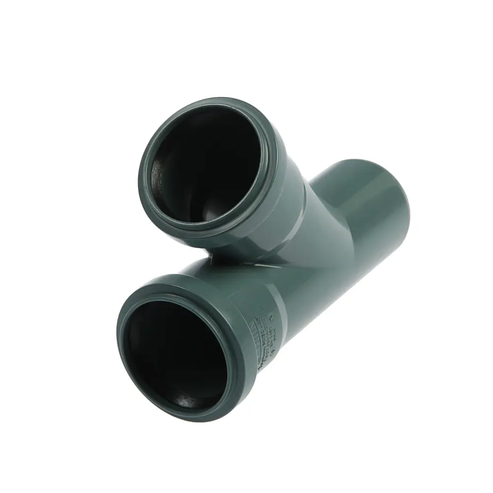 Фото Тройник канализационный Flextron D50x50 мм 45°