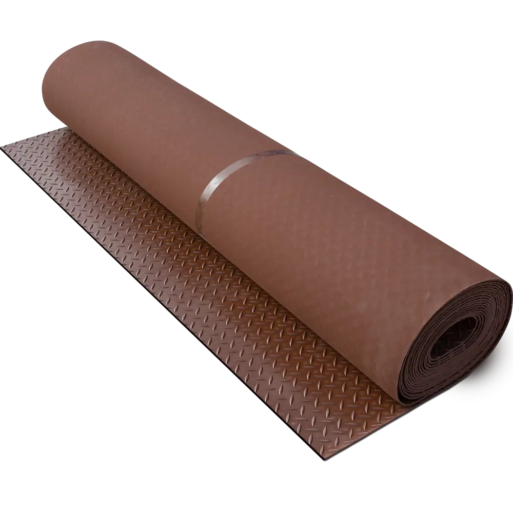 Фото Противоскользящее напольное резиновое покрытие - Елочное рифление (рулон) 1250 мм Шоко Фото Противоскользящее напольное резиновое покрытие - Елочное рифление (рулон) 1250 мм Шоко