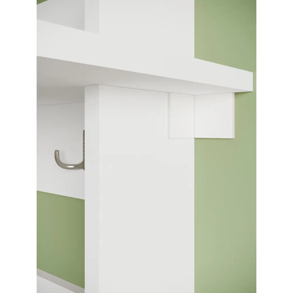 Фото 3 Вешалка Мэрдэс ВЕШ2 К 90x72x25 см 3 крючка цвет бежево-белый Фото 3 Вешалка Мэрдэс ВЕШ2 К 90x72x25 см 3 крючка цвет бежево-белый