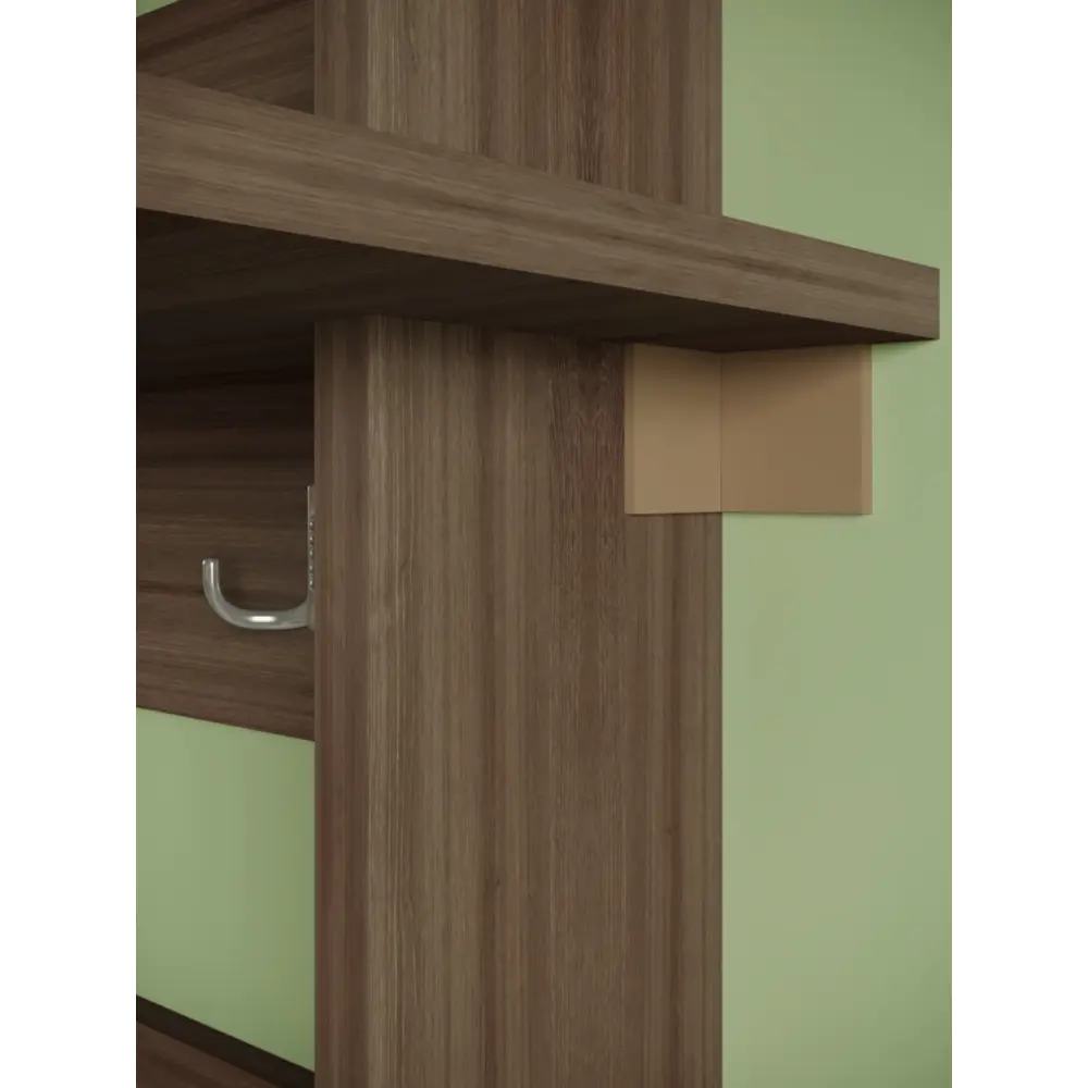 Фото 7 Вешалка Мэрдэс ВЕШ2 К 90x72x25 см 3 крючка цвет бежево-белый Фото 7 Вешалка Мэрдэс ВЕШ2 К 90x72x25 см 3 крючка цвет бежево-белый