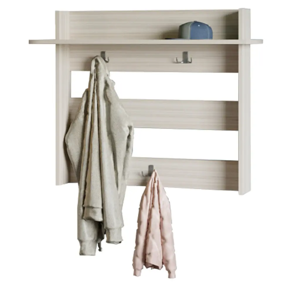 Фото 8 Вешалка Мэрдэс ВЕШ2 К 90x72x25 см 3 крючка цвет бежево-белый Фото 8 Вешалка Мэрдэс ВЕШ2 К 90x72x25 см 3 крючка цвет бежево-белый