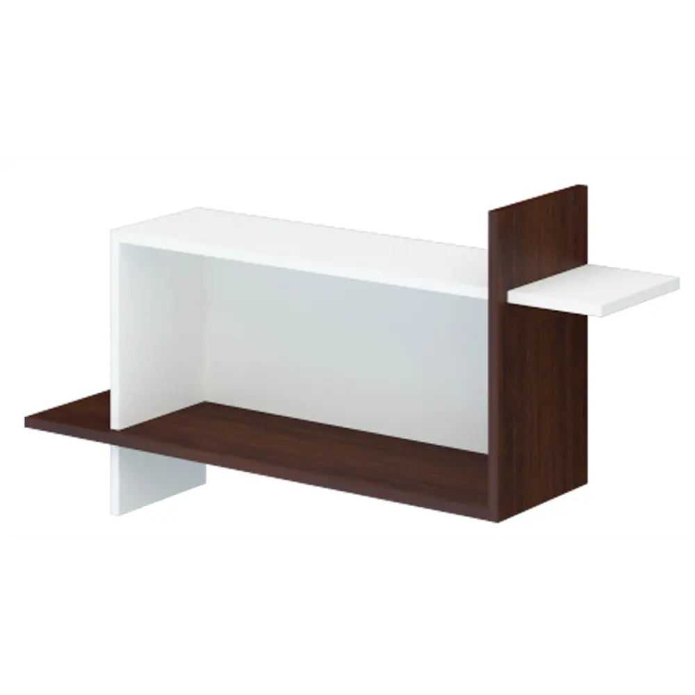 Фото Полка Мэрдэс ПК-16 БЕВ 100x24 см ЛДСП цвет венге/белый жемчуг Фото Полка Мэрдэс ПК-16 БЕВ 100x24 см ЛДСП цвет венге/белый жемчуг