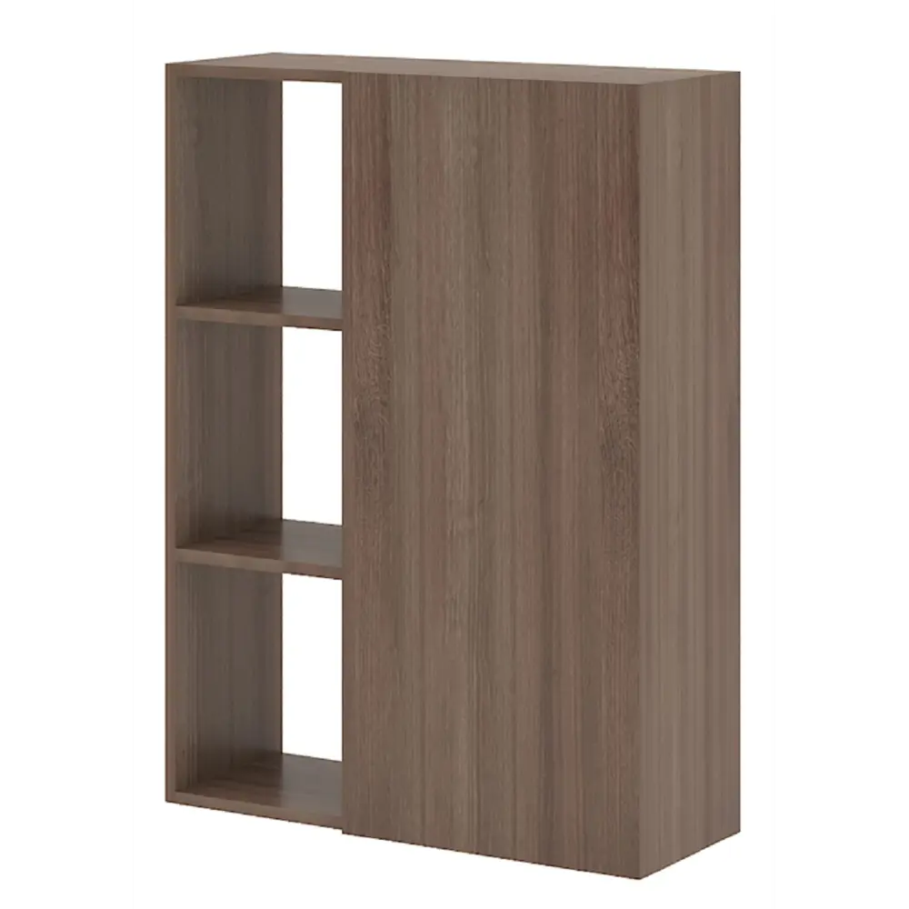 Фото Шкаф Мэрдэс ШкН1 Ш-Ч 70x98x27 см ЛДСП цвет коричневый Фото Шкаф Мэрдэс ШкН1 Ш-Ч 70x98x27 см ЛДСП цвет коричневый