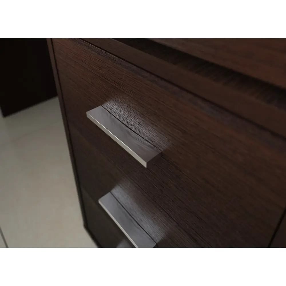 Фото 4 Тумба с выдвижными ящиками Мэрдэс ТБ-45 БЕ 114x74x46 3 ящика ЛДСП цвет белый