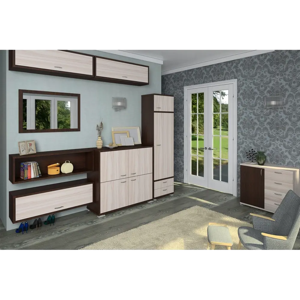 Фото 7 Тумба с выдвижными ящиками Мэрдэс ТБ-4МН КВ 90x79.20x42.70 4 ящика ЛДСП цвет венге Фото 7 Тумба с выдвижными ящиками Мэрдэс ТБ-4МН КВ 90x79.20x42.70 4 ящика ЛДСП цвет венге