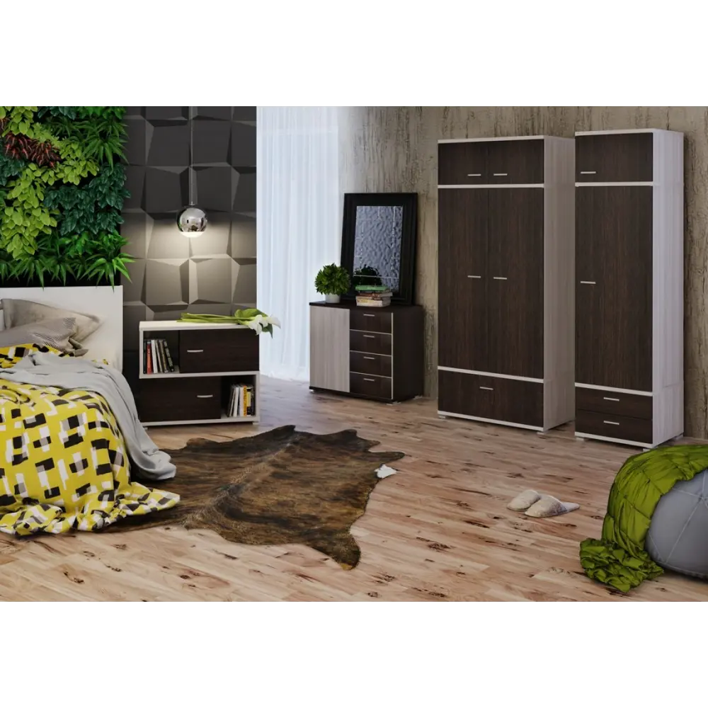 Фото 9 Тумба с выдвижными ящиками Мэрдэс ТБ-4МН КВ 90x79.20x42.70 4 ящика ЛДСП цвет венге Фото 9 Тумба с выдвижными ящиками Мэрдэс ТБ-4МН КВ 90x79.20x42.70 4 ящика ЛДСП цвет венге