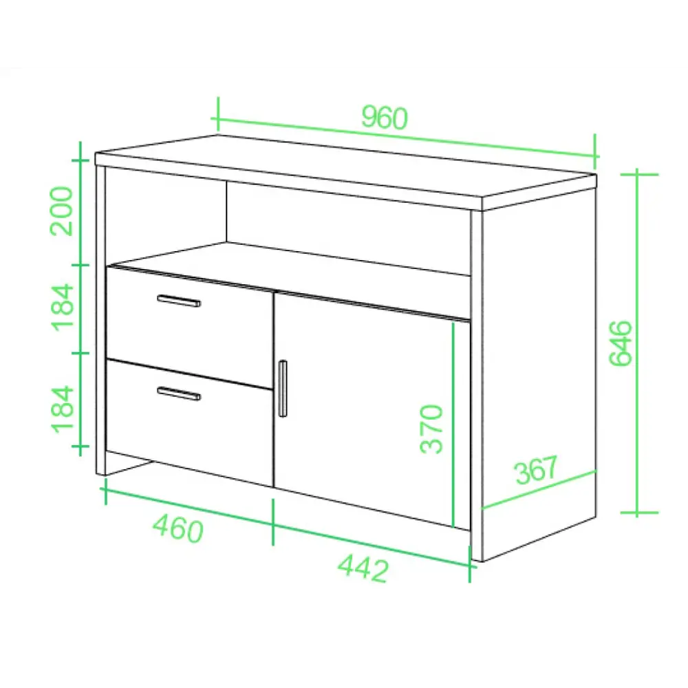 Фото 2 Тумба с выдвижными ящиками Мэрдэс ТБЛ БЕК 96x64.60x36.70 2 ящика ЛДСП цвет карамель Фото 2 Тумба с выдвижными ящиками Мэрдэс ТБЛ БЕК 96x64.60x36.70 2 ящика ЛДСП цвет карамель