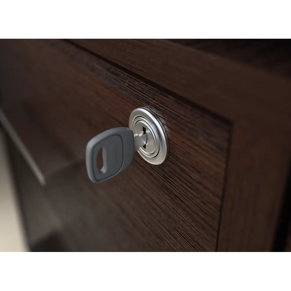 Фото 3 Тумба с выдвижными ящиками Мэрдэс ТС-2 КВ 40.50x64x50.50 3 ящика ЛДСП цвет венге