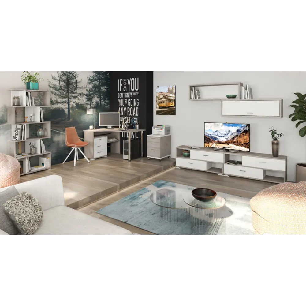 Фото 9 Тумба с выдвижными ящиками Мэрдэс ТС-2 ВК 40.50x64x50.50 3 ящика ЛДСП цвет венге