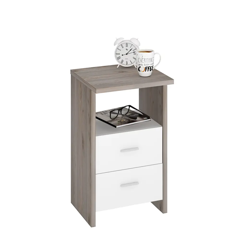 Фото 7 Тумба с выдвижными ящиками Мэрдэс ТЯЛ КБЕ 44.50x77x45 2 ящика ЛДСП цвет карамель