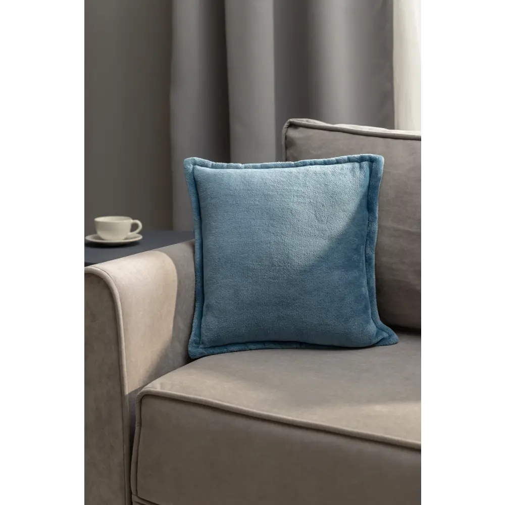 Фото 4 Подушка Flamingo Bluestone 40x40 см цвет синий Фото 4 Подушка Flamingo Bluestone 40x40 см цвет синий