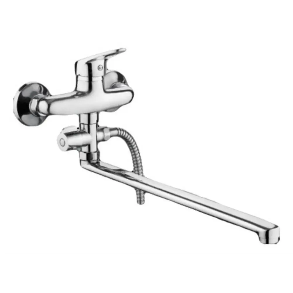 Фото Смеситель для ванны D-lin D140310-2 с душевой лейкой однорычажный цвет хром Фото Смеситель для ванны D-lin D140310-2 с душевой лейкой однорычажный цвет хром