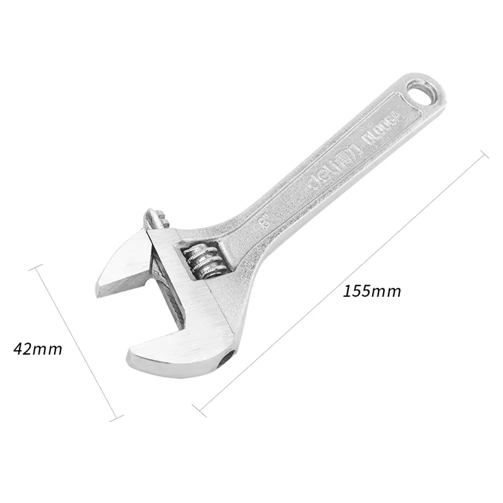 Фото Ключ разводной Deli Tools DL006A захват 22 мм, длина 150 мм Фото Ключ разводной Deli Tools DL006A захват 22 мм, длина 150 мм
