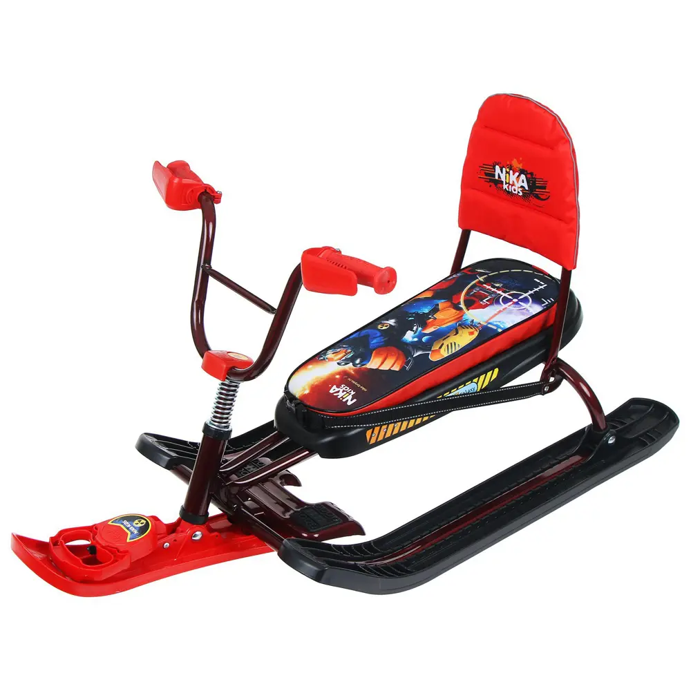 Фото 4 Снегокат Nika Kids Ника-Snowpatrol Робот СНД2/Р2 безопасности цвет чёрный/красный Фото 4 Снегокат Nika Kids Ника-Snowpatrol Робот СНД2/Р2 безопасности цвет чёрный/красный