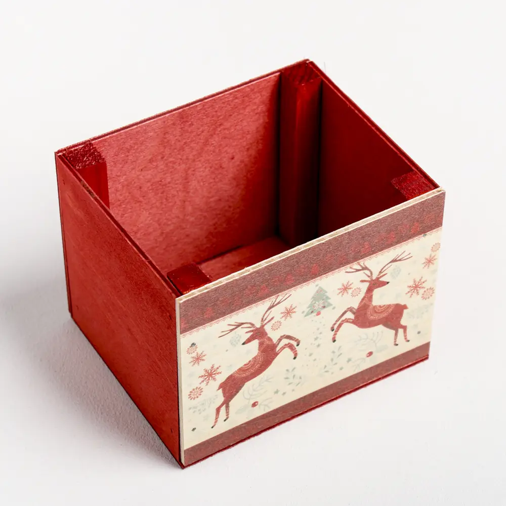 Фото 4 Кашпо деревянное «Скандинавия» без ручки 12.5x10.5x9.5 см