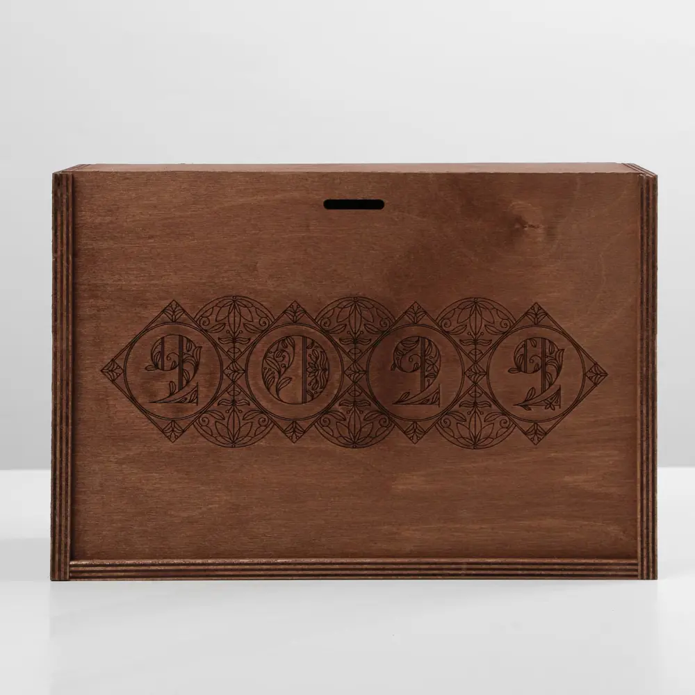 Фото 3 Ящик деревянный «2022» 20x30x12 см Фото 3 Ящик деревянный «2022» 20x30x12 см