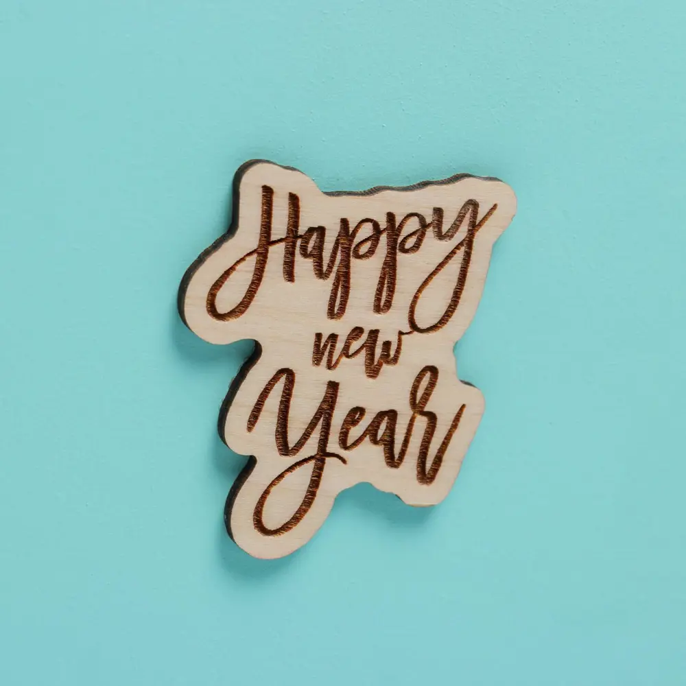 Фото 5 Кашпо трапеция с ручками «Happy New Year» 18x18x18 см