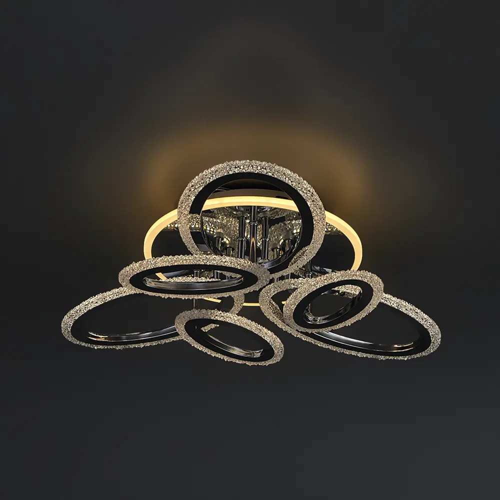 Фото 2 Люстра потолочная Jlight Lou 5644/150C LED цвет хром Фото 2 Люстра потолочная Jlight Lou 5644/150C LED цвет хром