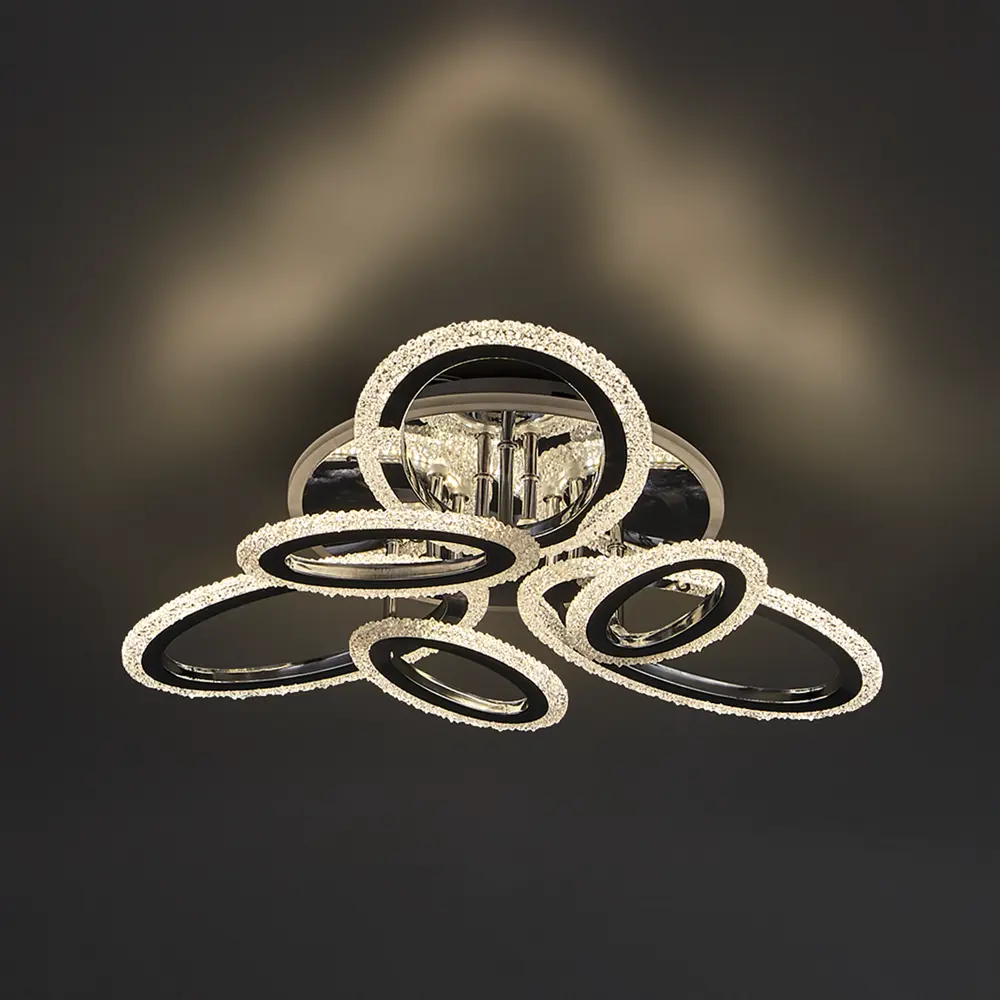 Фото 9 Люстра потолочная Jlight Lou 5644/150C LED цвет хром Фото 9 Люстра потолочная Jlight Lou 5644/150C LED цвет хром