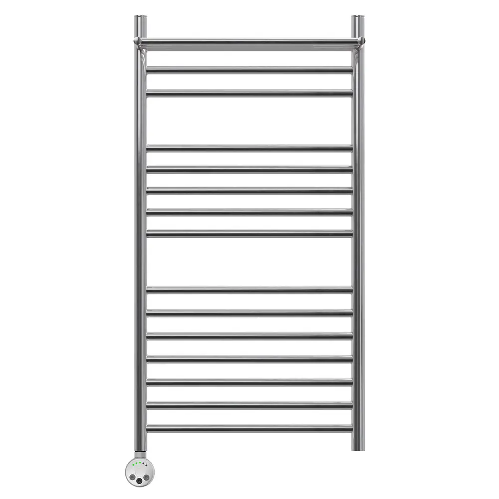 Фото 3 Полотенцесушитель электрический Point Аврора Премиум PN10150SPE П14 500x1000 мм 300 Вт с терморегулятором лесенка цвет хром Фото 3 Полотенцесушитель электрический Point Аврора Премиум PN10150SPE П14 500x1000 мм 300 Вт с терморегулятором лесенка цвет хром