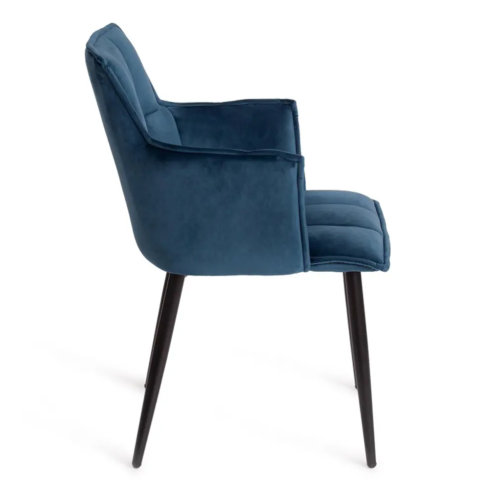 Фото 2 Кресло Tetchair Кресло saskia (mod. 8283) 85x61x55 см ткань цвет синий