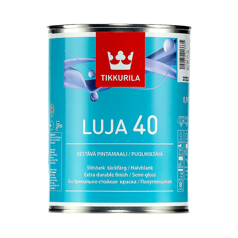 Фото Краска для внутренних работ TIKKURILA 80560010110 21823 цвет белый 0.9 л Фото Краска для внутренних работ TIKKURILA 80560010110 21823 цвет белый 0.9 л