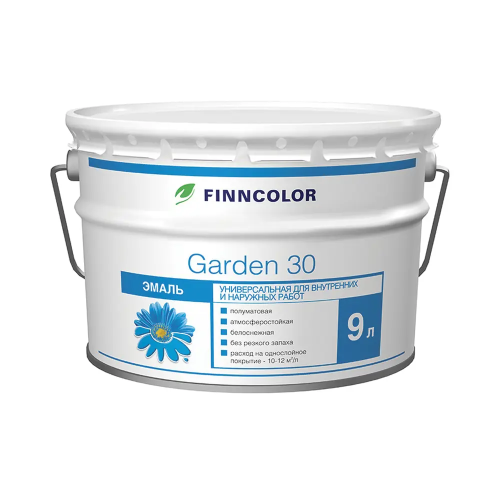 Фото Эмаль TIKKURILA Garden 30 цвет бесцветный 9 л Фото Эмаль TIKKURILA Garden 30 цвет бесцветный 9 л