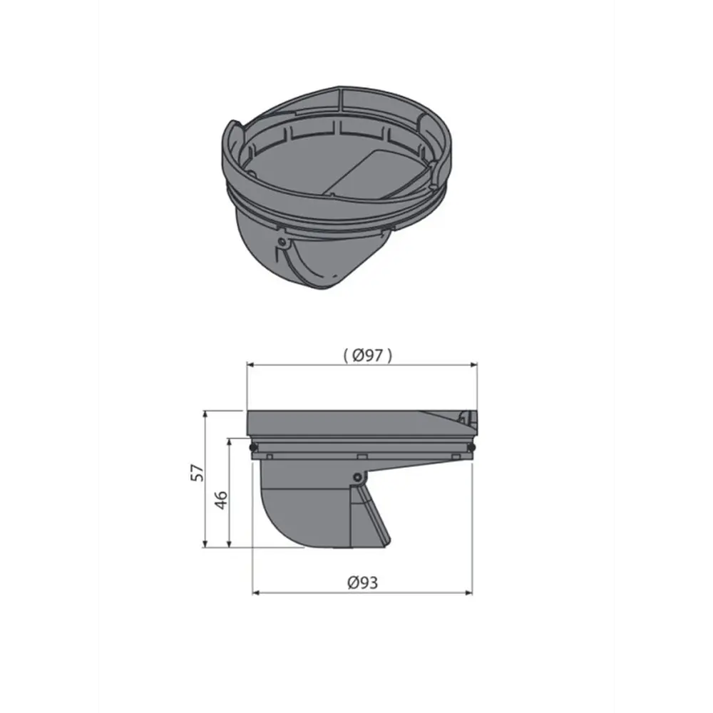 Фото 3 Гидрозатвор сухой AlcaPlast APV0030 Фото 3 Гидрозатвор сухой AlcaPlast APV0030