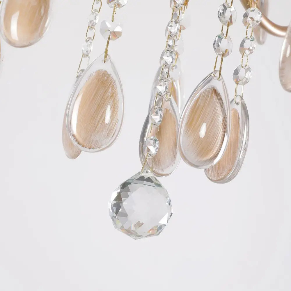 Фото 5 Люстра подвесная FAVOURITE 2442-7U DIADEMA 7 ламп 14 м² цвет жёлтый золотой Фото 5 Люстра подвесная FAVOURITE 2442-7U DIADEMA 7 ламп 14 м² цвет жёлтый золотой