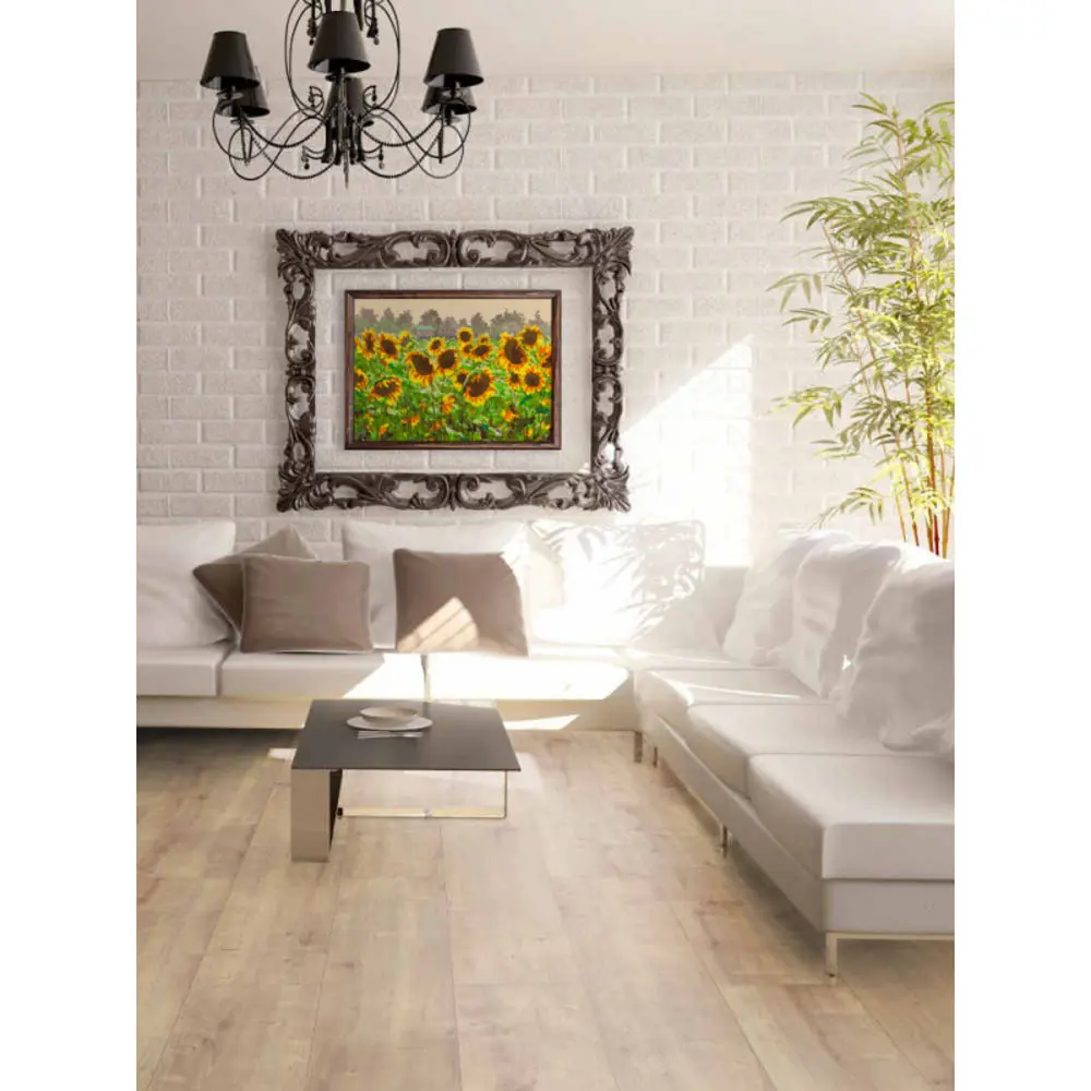 Фото 4 Картина по номерам Белоснежка холст 30x40 см Дачное поле