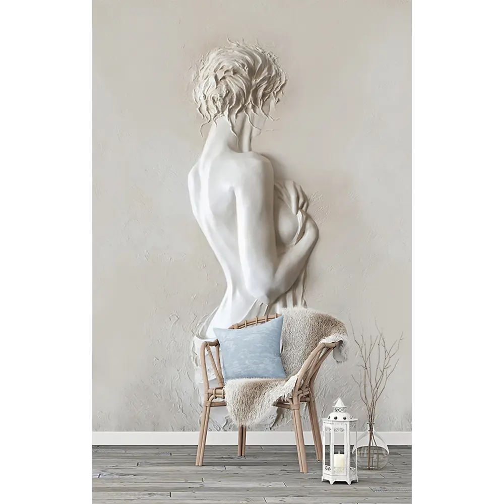 Фото Фотообои флизелиновые Bartonwall 200x270 см Барельеф Девушка M07902