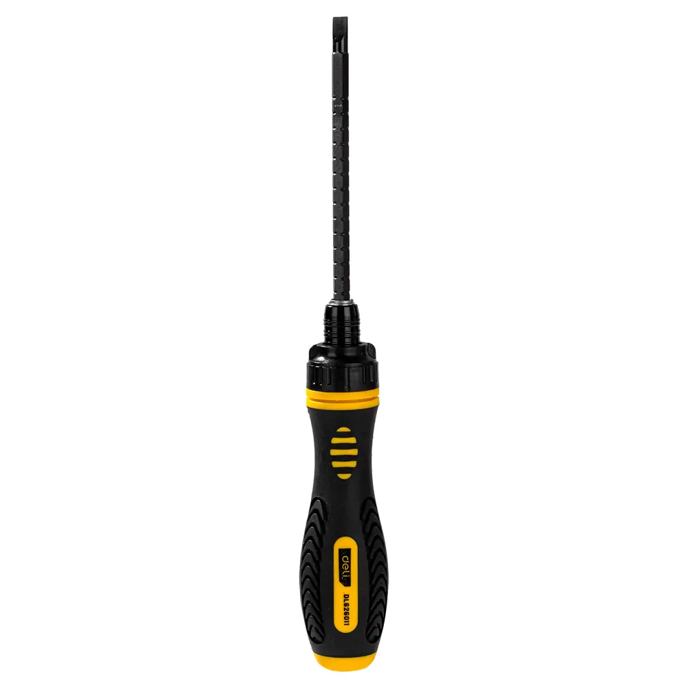 Фото 2 Отвертка двухсторонняя Deli Tools DL626011, PH2/SL6x180 мм Фото 2 Отвертка двухсторонняя Deli Tools DL626011, PH2/SL6x180 мм