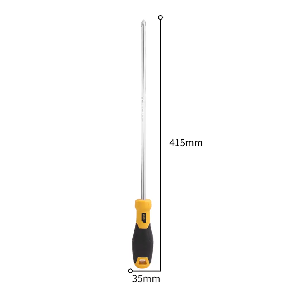 Фото 2 Отвертка крестовая Deli Tools DL638300, PH3x300 мм Фото 2 Отвертка крестовая Deli Tools DL638300, PH3x300 мм