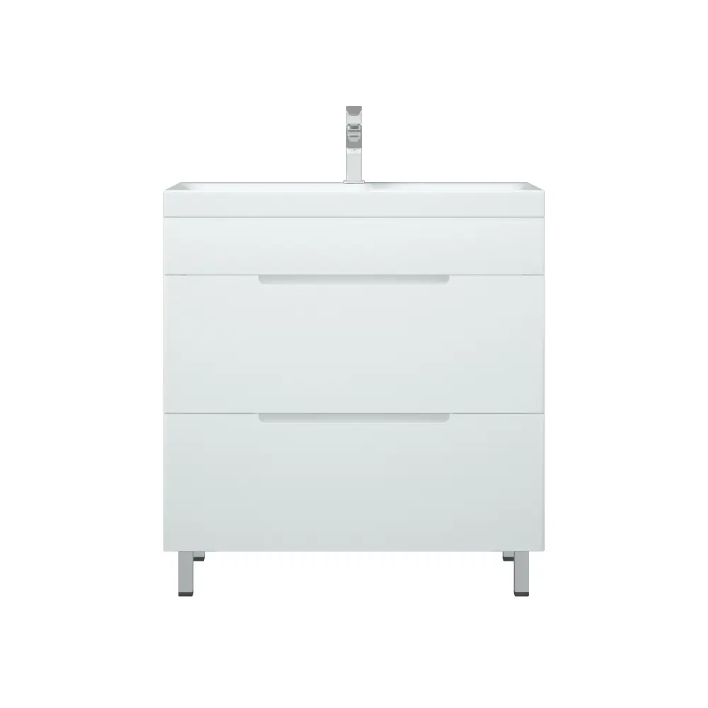 Фото Тумба под раковину напольная Corozo SD-00001088 76.4см цвет белый Фото Тумба под раковину напольная Corozo SD-00001088 76.4см цвет белый