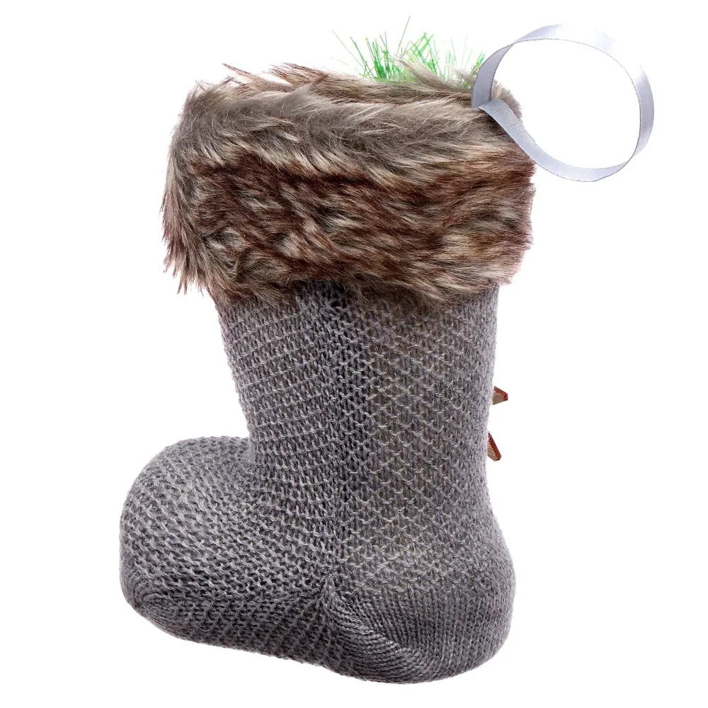 Фото 2 Конфетница Страна Карнавалия 7642272 Сапожок с деревянным элементом серый Фото 2 Конфетница Страна Карнавалия 7642272 Сапожок с деревянным элементом серый