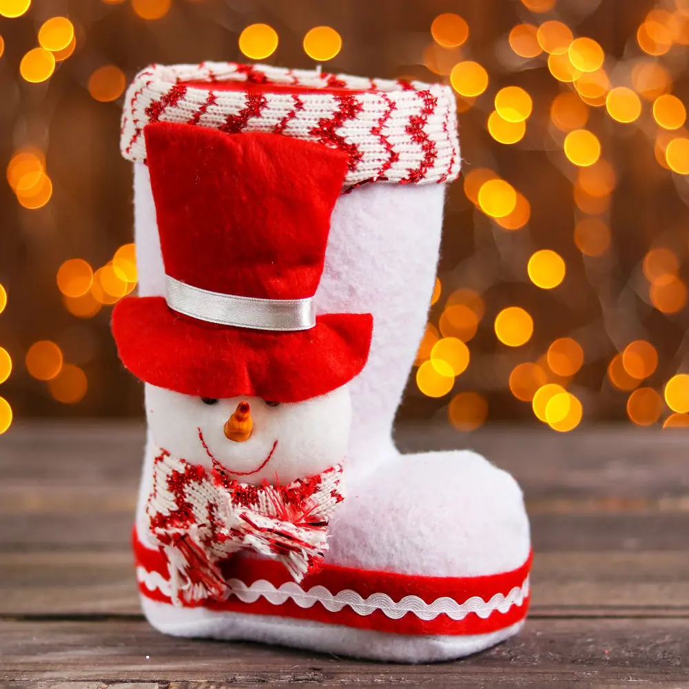 Фото Конфетница Страна Карнавалия 3340344 Сапожок снеговичок-морковный носик вместимость 400 г Фото Конфетница Страна Карнавалия 3340344 Сапожок снеговичок-морковный носик вместимость 400 г