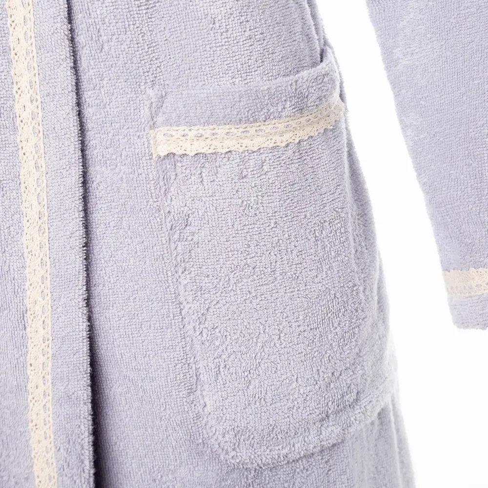 Фото 9 Банный халат Этель 4868354 размер 44-46 цвет серый Фото 9 Банный халат Этель 4868354 размер 44-46 цвет серый