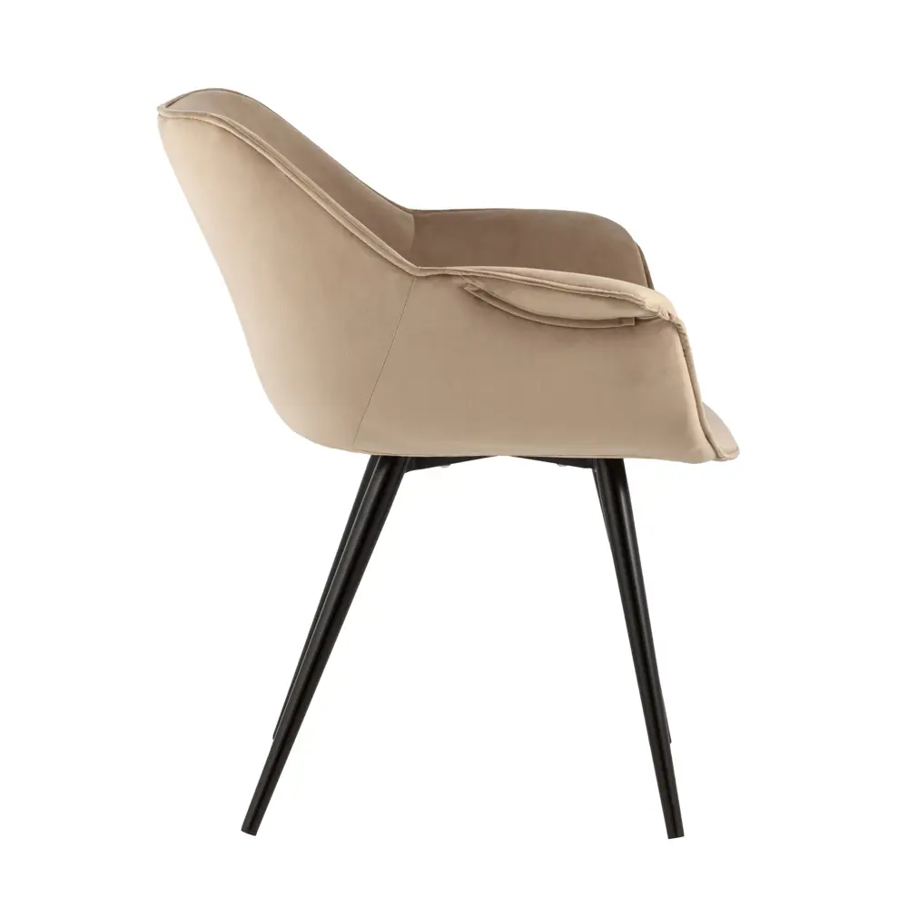 Фото 3 Стул кухонный Стул груп Мэйсон 79x62x45 см велюр цвет коричневый