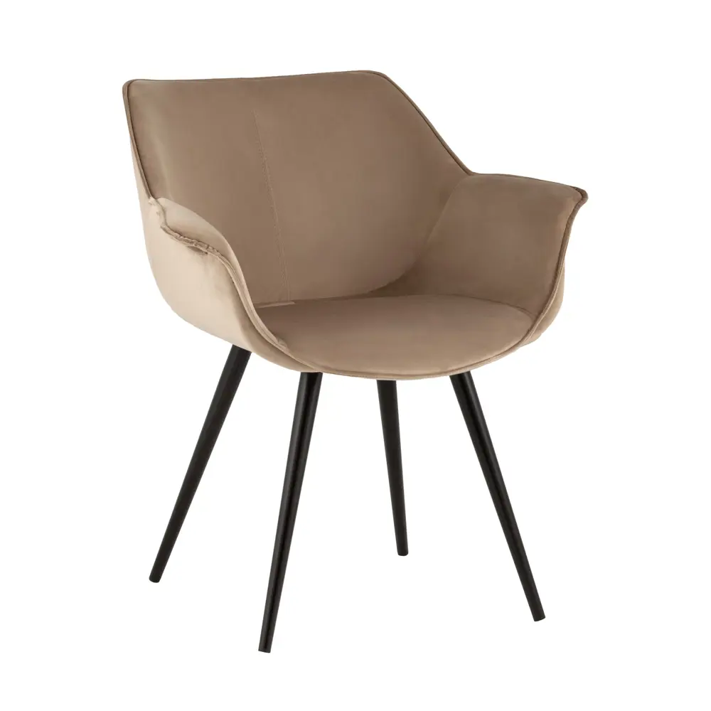 Фото Стул кухонный Стул груп Мэйсон 79x62x45 см велюр цвет коричневый