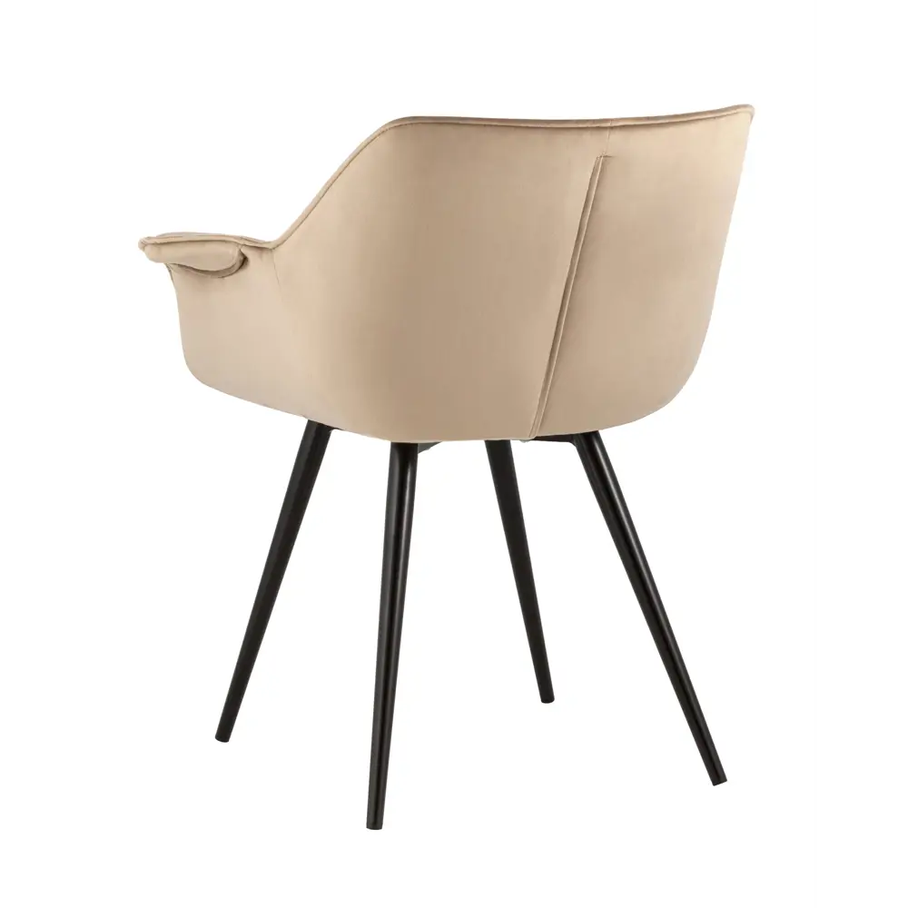 Фото 5 Стул кухонный Стул груп Мэйсон 79x62x45 см велюр цвет коричневый