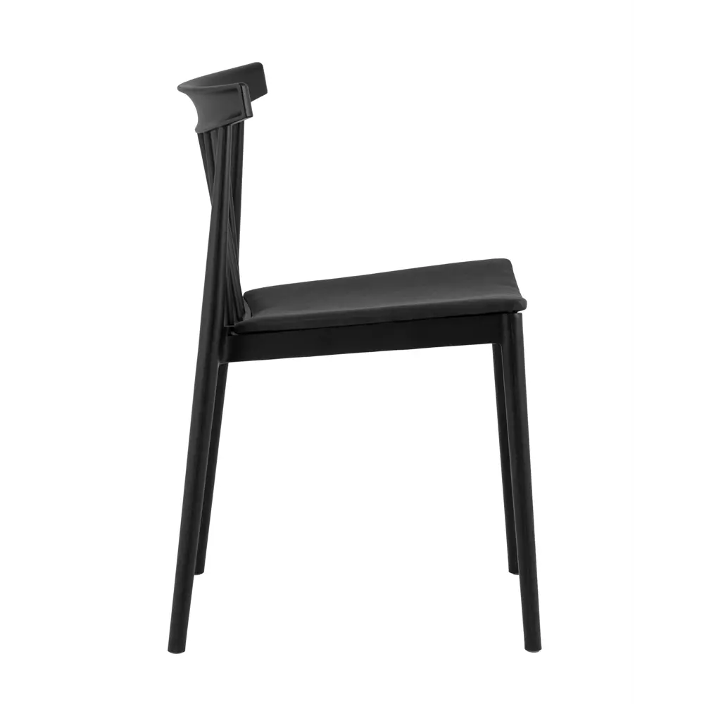 Фото 3 Стул кухонный Стул груп Ranch light 75x51x45 см пластик цвет черный 4 шт