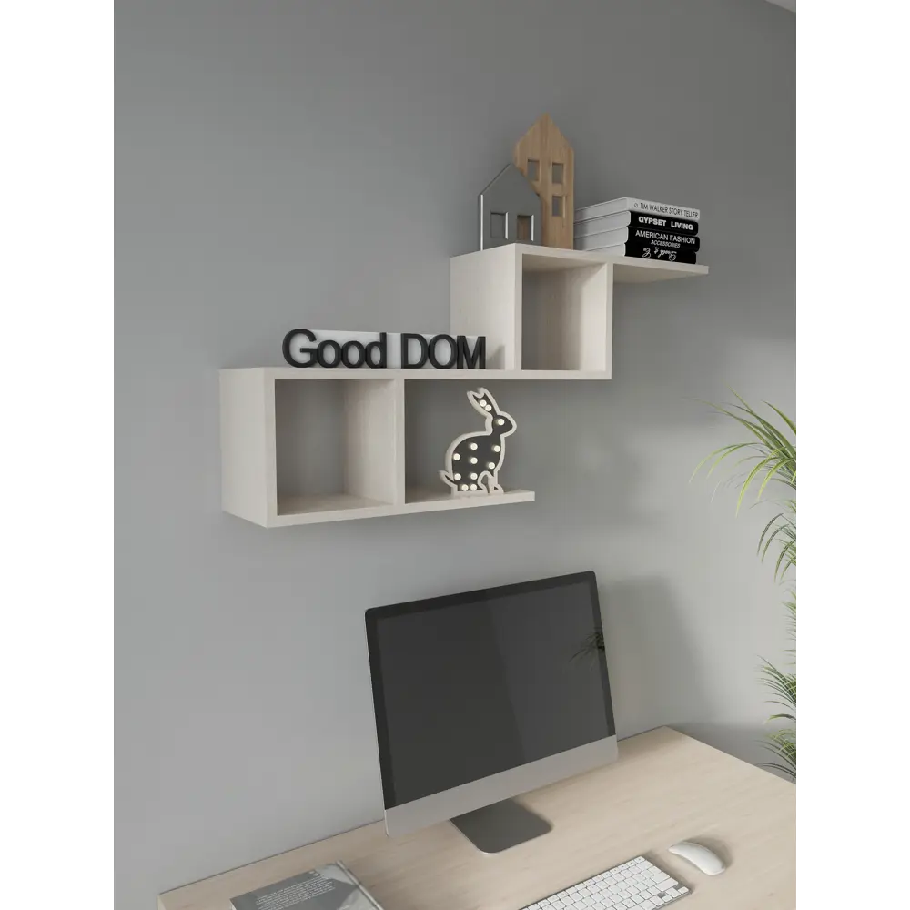 Фото 2 Полка Good-дом 70x20 см ЛДСП цвет дуб атланта Фото 2 Полка Good-дом 70x20 см ЛДСП цвет дуб атланта