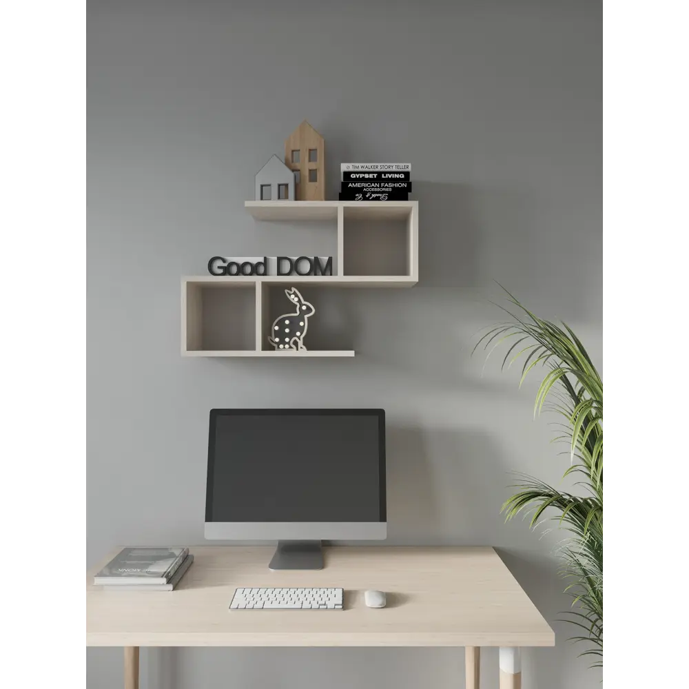 Фото 5 Полка Good-дом 70x20 см ЛДСП цвет дуб атланта Фото 5 Полка Good-дом 70x20 см ЛДСП цвет дуб атланта