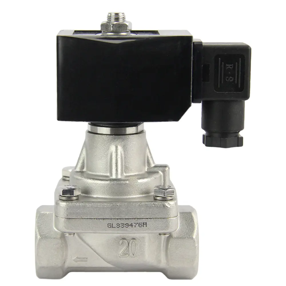 Фото 2 Клапан электромагнитный соленоидный двухходовой Dn.ru 1" 10 бар внутренняя резьба нержавеющая сталь D130-01190 Фото 2 Клапан электромагнитный соленоидный двухходовой Dn.ru 1" 10 бар внутренняя резьба нержавеющая сталь D130-01190