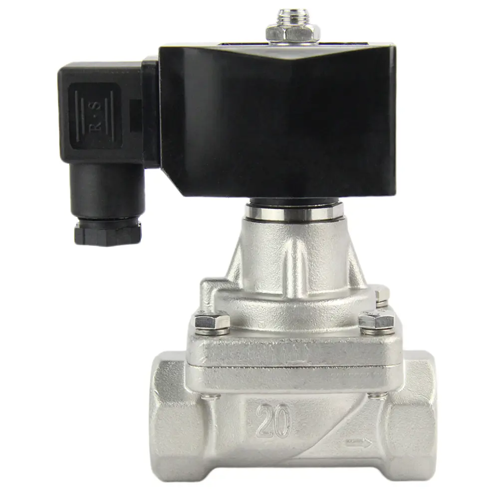 Фото 4 Клапан электромагнитный соленоидный двухходовой Dn.ru 1" 10 бар внутренняя резьба нержавеющая сталь D130-01190 Фото 4 Клапан электромагнитный соленоидный двухходовой Dn.ru 1" 10 бар внутренняя резьба нержавеющая сталь D130-01190