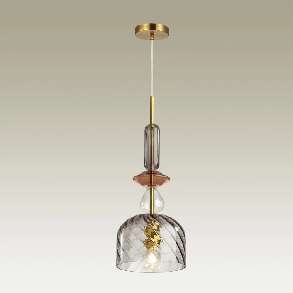 Фото 4 Светильник подвесной ODEON LIGHT Bella 4647/1 1 лампа цвет золотой Фото 4 Светильник подвесной ODEON LIGHT Bella 4647/1 1 лампа цвет золотой