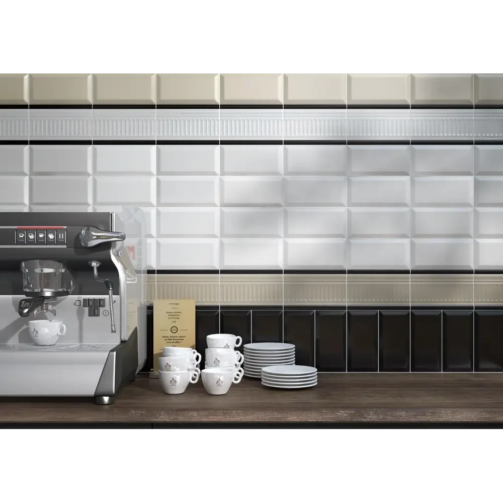Фото 5 Плитка настенная Kerama Marazzi Бланше глянцевая 9.9x20 см 0.8 м² цвет бежевый Фото 5 Плитка настенная Kerama Marazzi Бланше глянцевая 9.9x20 см 0.8 м² цвет бежевый
