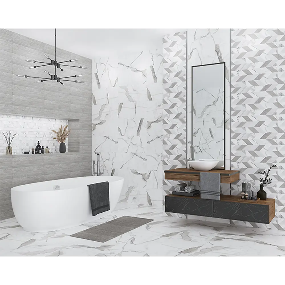 Фото 5 Настенная плитка Kerlife Arabescato Bianco 31.5x63 см цвет белый Фото 5 Настенная плитка Kerlife Arabescato Bianco 31.5x63 см цвет белый