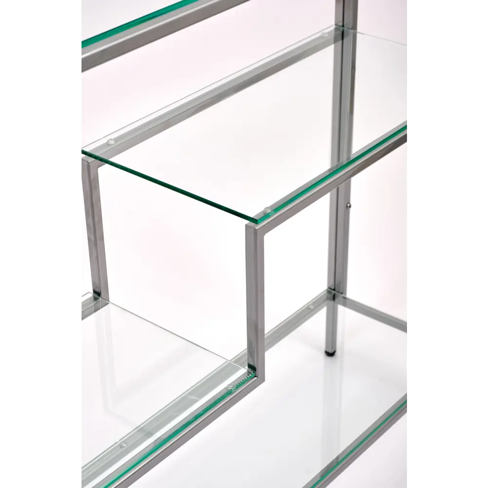 Фото 3 Консоль напольная Allconsoles 1012-CS clear 100x80x25 см сталь цвет серебряный Фото 3 Консоль напольная Allconsoles 1012-CS clear 100x80x25 см сталь цвет серебряный