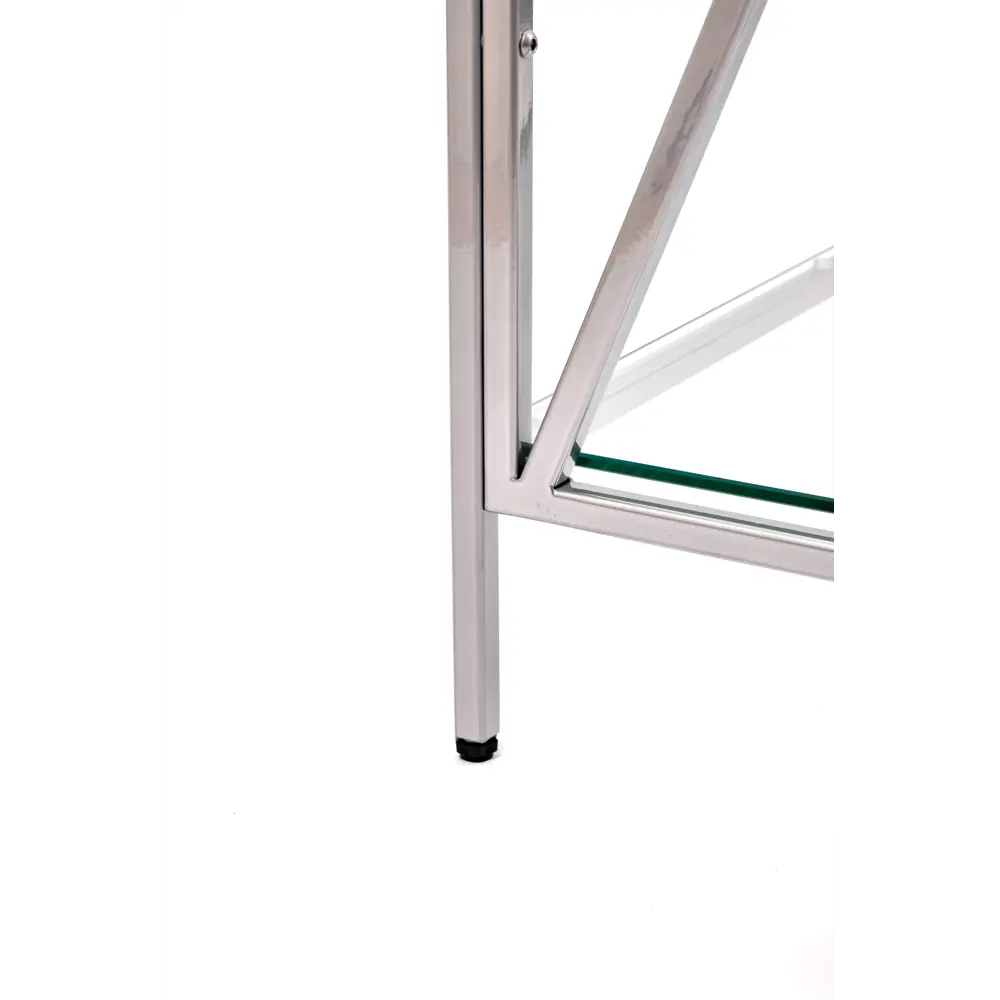 Фото 5 Консоль напольная Allconsoles 1031-CS clear 100x80x35 см сталь цвет серебряный Фото 5 Консоль напольная Allconsoles 1031-CS clear 100x80x35 см сталь цвет серебряный